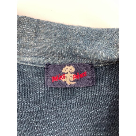 Vintage Pallas Palace Mens Medium Full Zip Jacket Indigo Blue Japanese Fashion - Picture 4 of 8